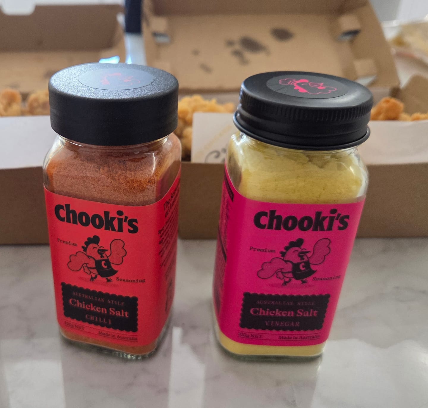 Customer photo review of Chooki's Vinegar Chicken Salt 100g