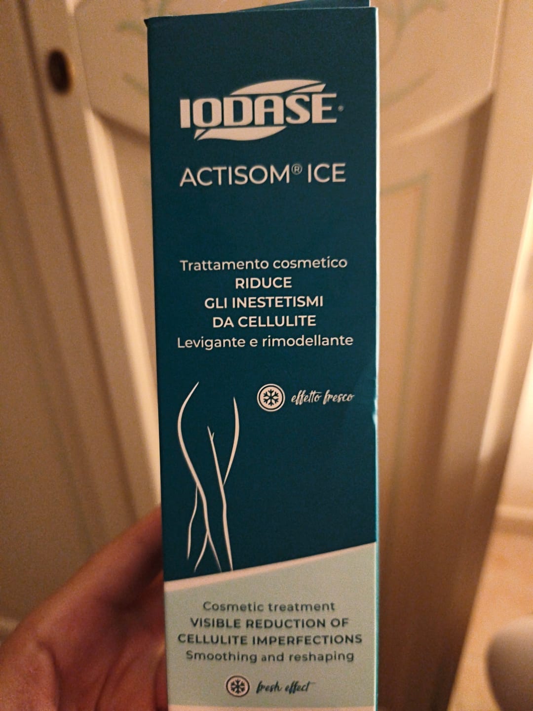 Customer photo review of Crema cellulite effetto fresco