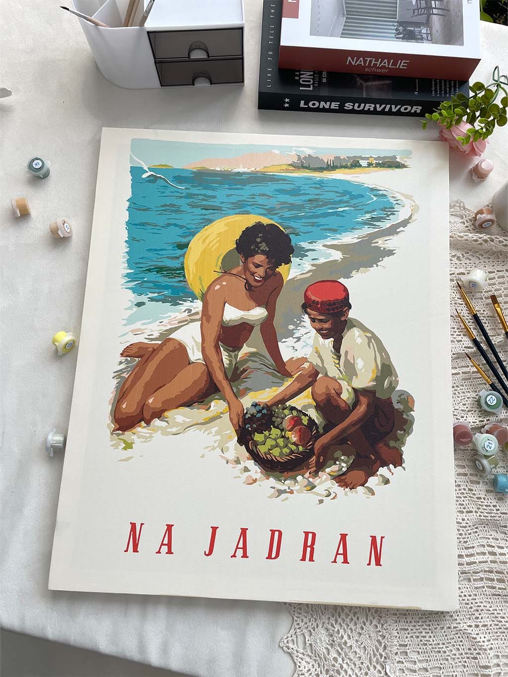Customer photo review of Affiche vintage de la côte yougoslave