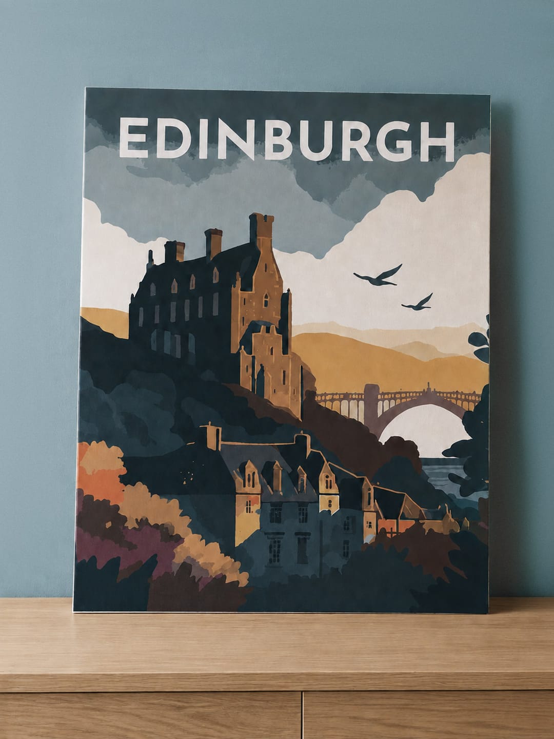 Customer photo review of Affiche Vintage Édimbourg