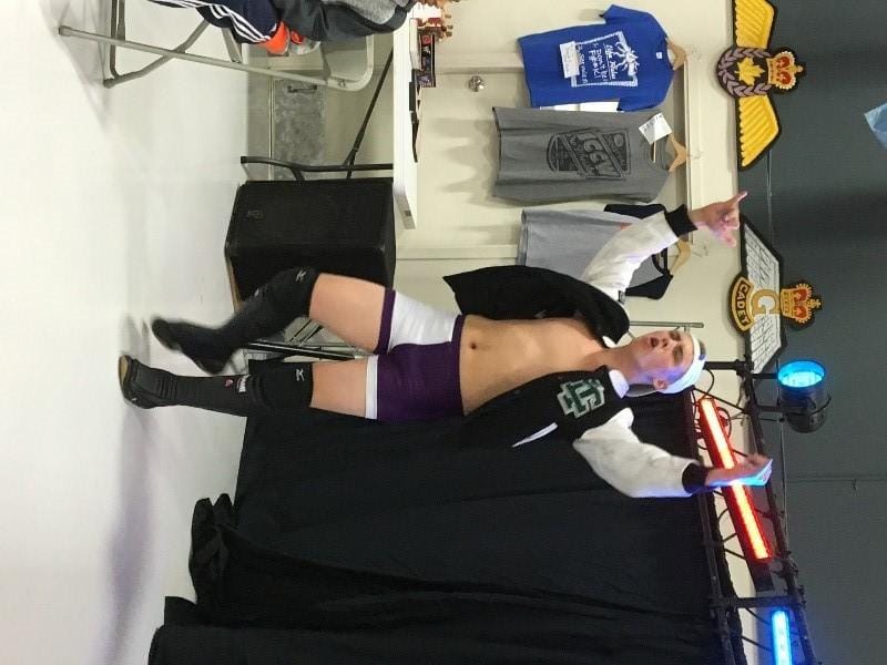 Customer photo review of Isami Wrestling Kick Pads