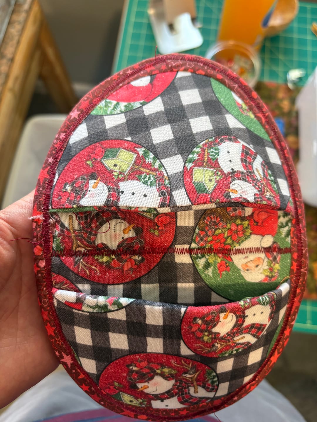 Customer photo review of Christmas Prints 100% Cotton Bundle – 5 Yards Total