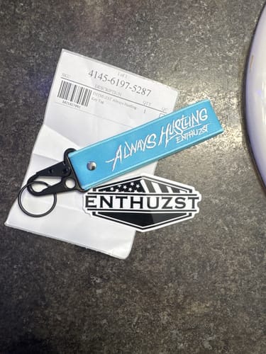Customer photo review of ALWAYS HUSTLING KEY TAG