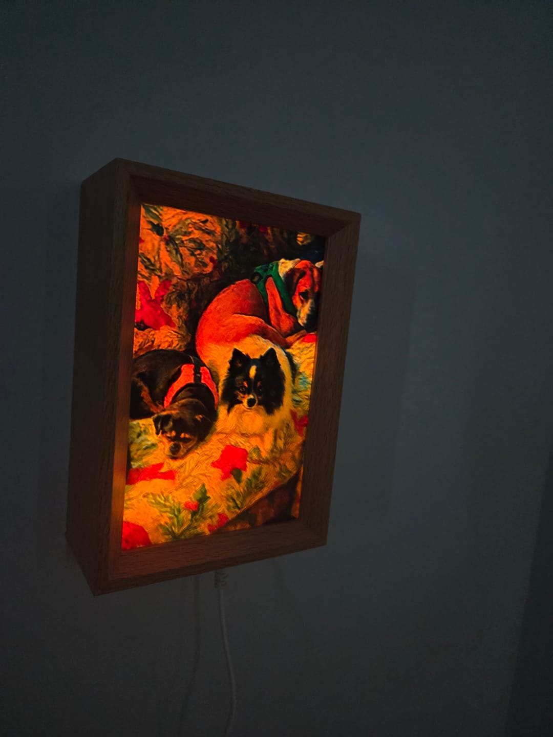 Customer photo review of Custom 3D Embossed Relief Photo Frame