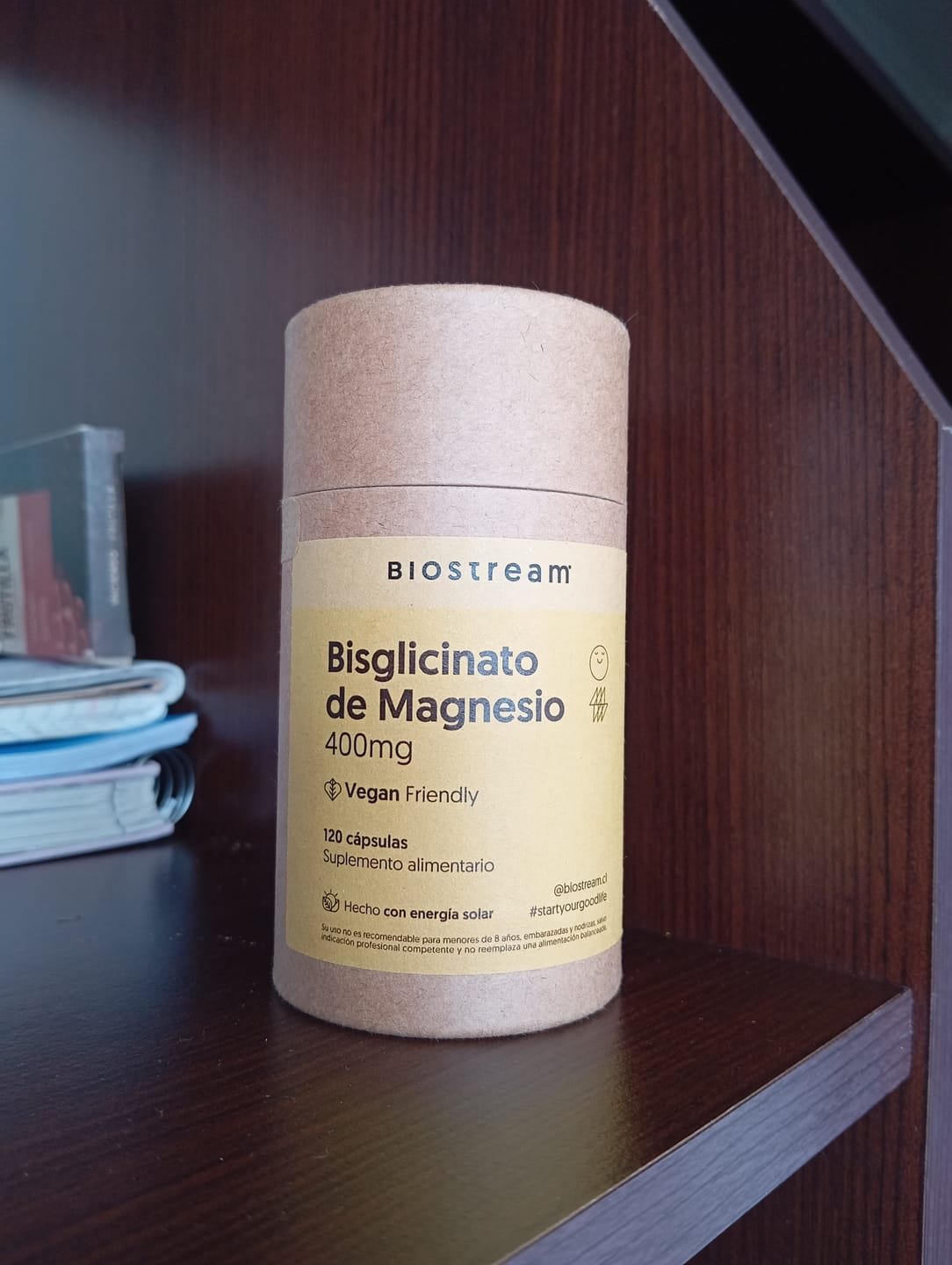 Customer photo review of Bisglicinato de Magnesio 400mg 120 Capsulas Vegano