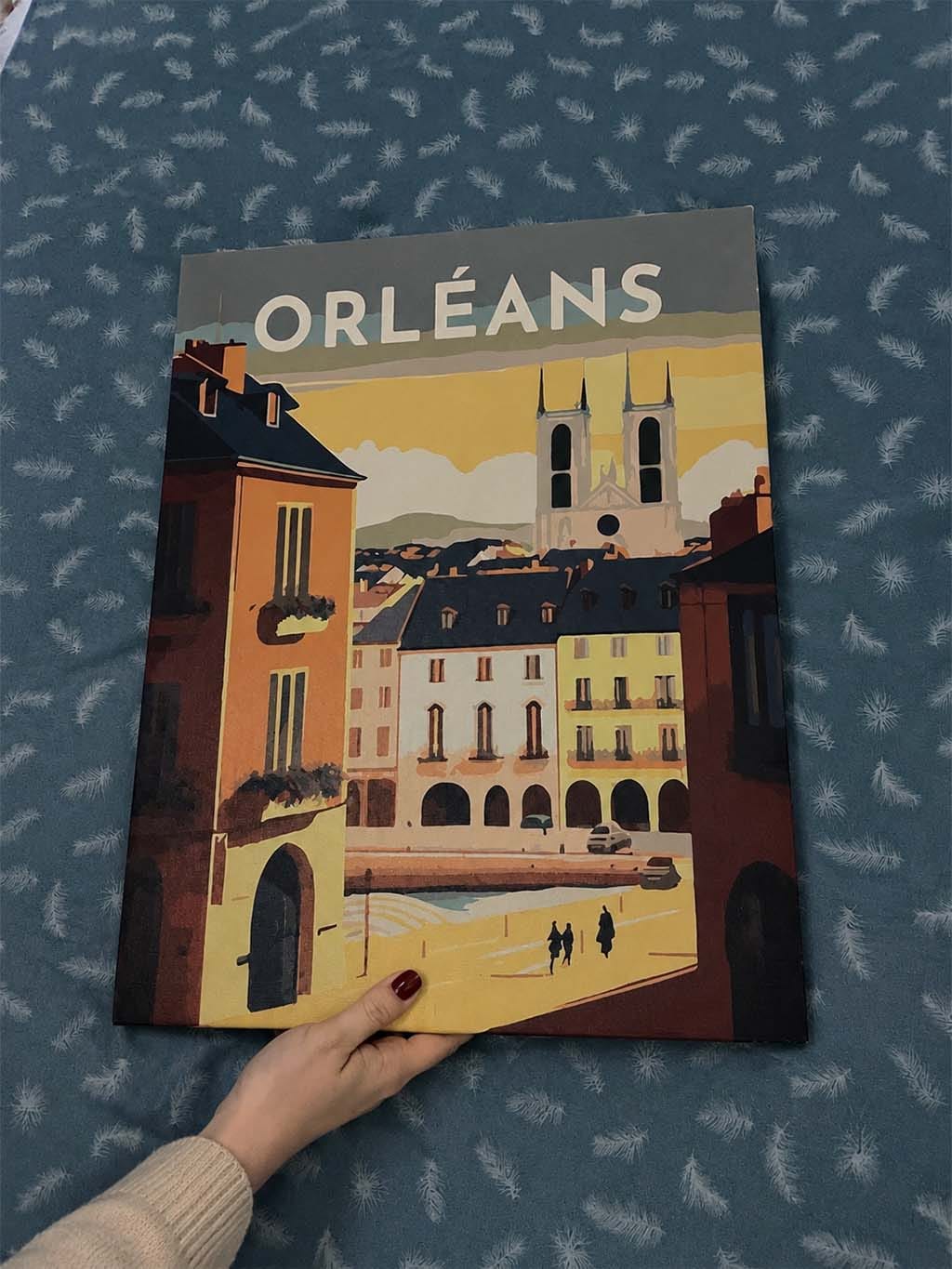 Customer photo review of Affiche Vintage Orléans