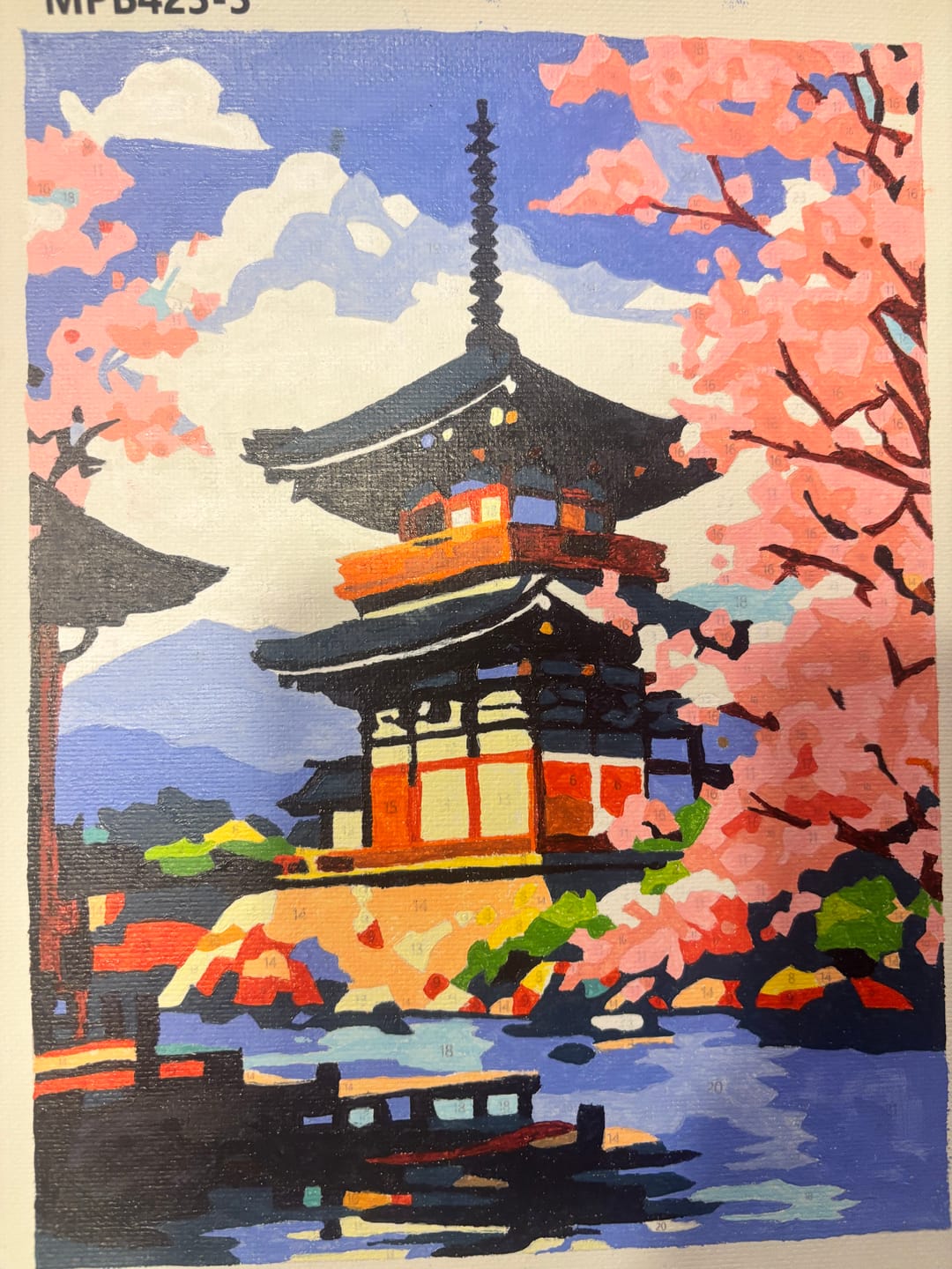 Customer photo review of 6 Mini Paintings - Japanese Landscapes Set