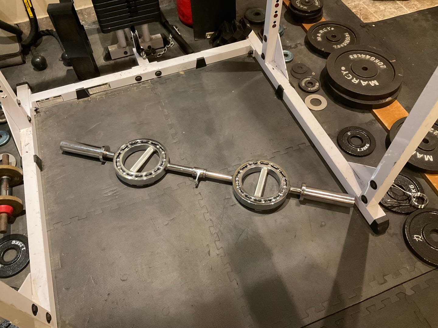 Customer photo review of Rotating-Handle Curl Bar