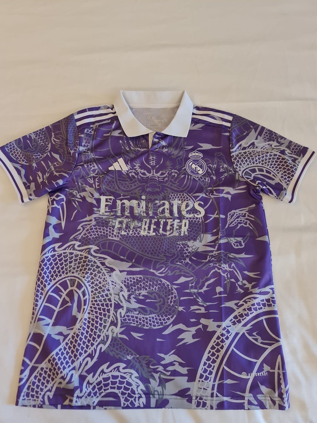 Customer photo review of Real Madrid Purple Dragon Jersey