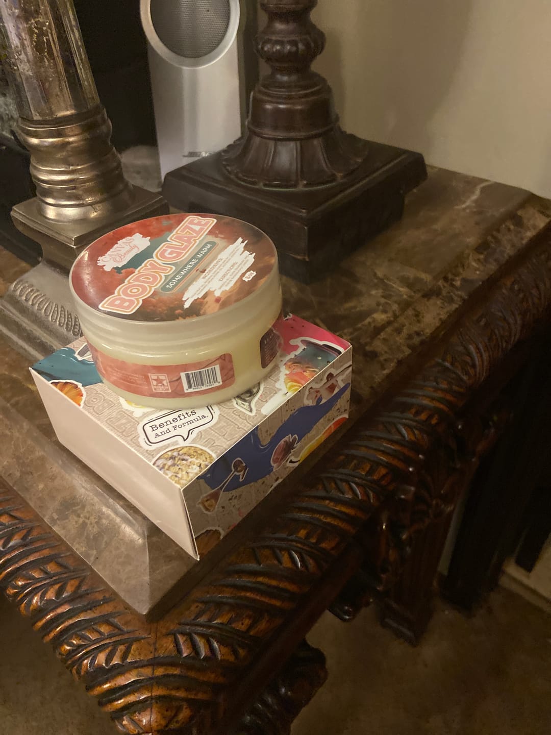 Customer photo review of (NEW) BODY GLAZE: SOMEWHERE WARM
