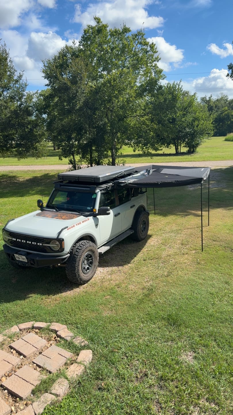 Customer photo review of OPENROAD  270 Free Standing Awning for Camping-Adventure Series