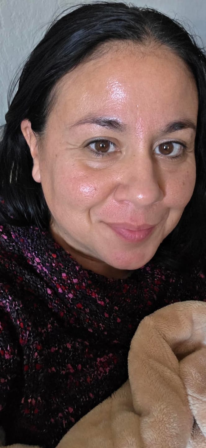Customer photo review of Peptide Firming Toner