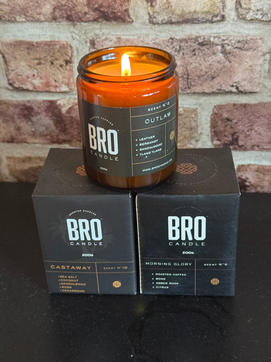 Customer photo review of The Outlaw Candle
