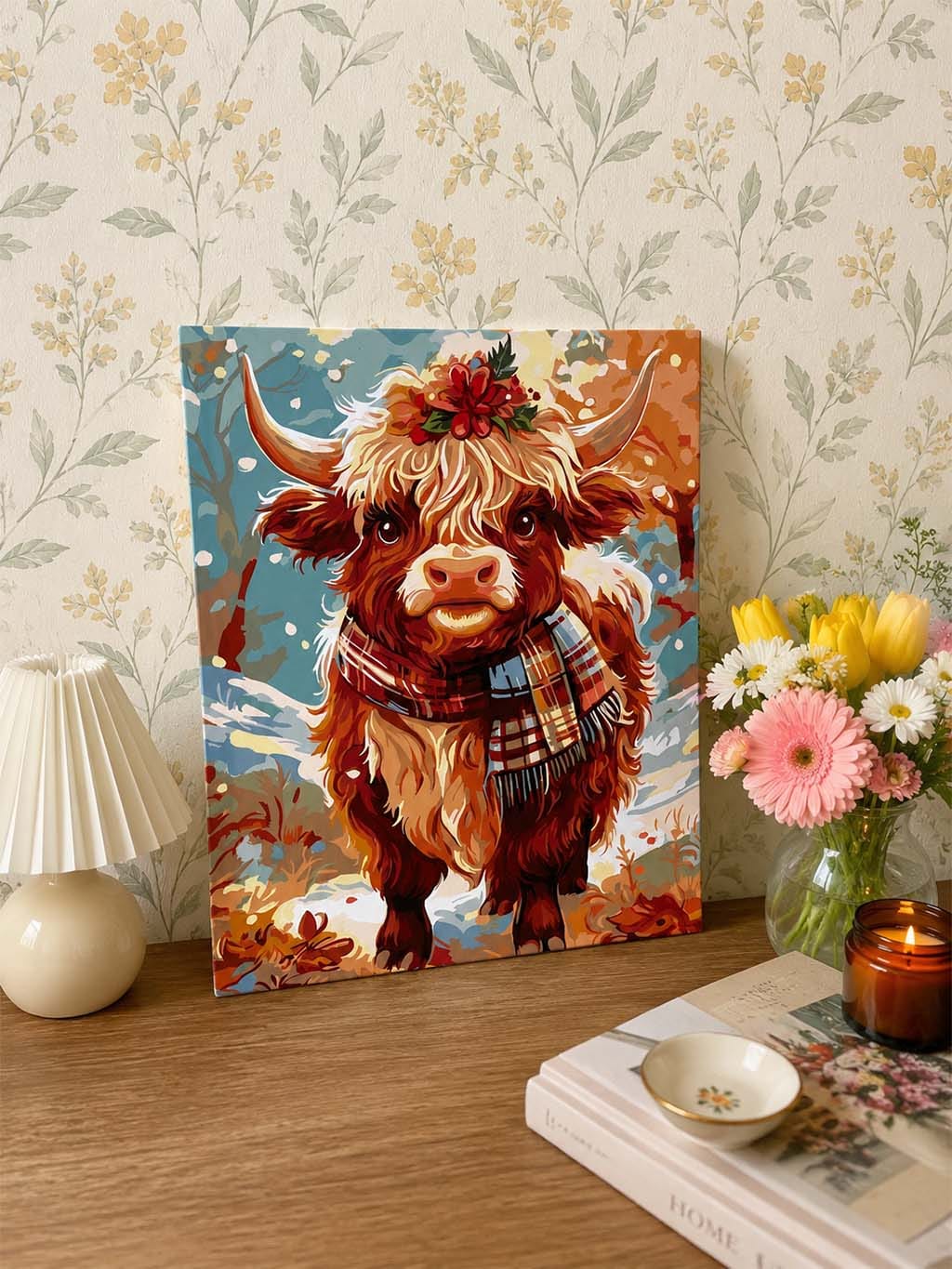 Customer photo review of Vache Highland charme d’automne