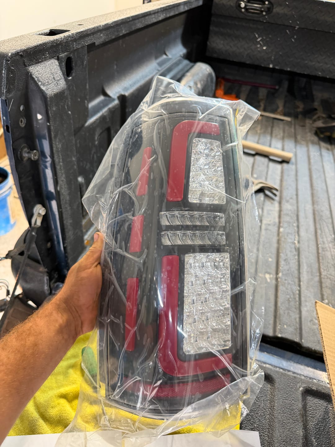 Customer photo review of Chrome LED Tail Lights-Clear Lens for 99-06 Chevy Silverado & 99- 02 GMC Sierra 1500 2500 3500(DOT Approved)