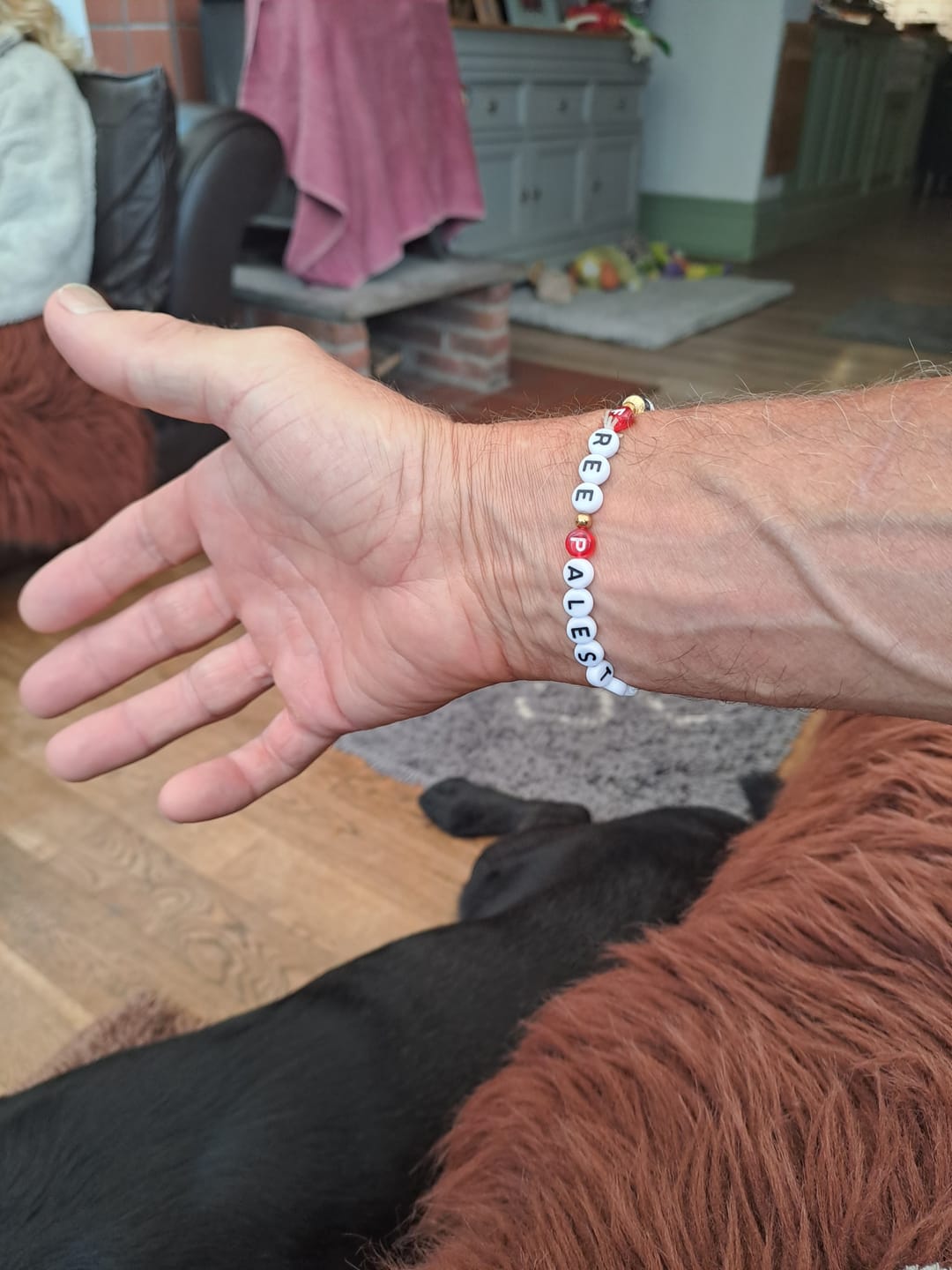 Customer photo review of Palestine Freedom Bracelet