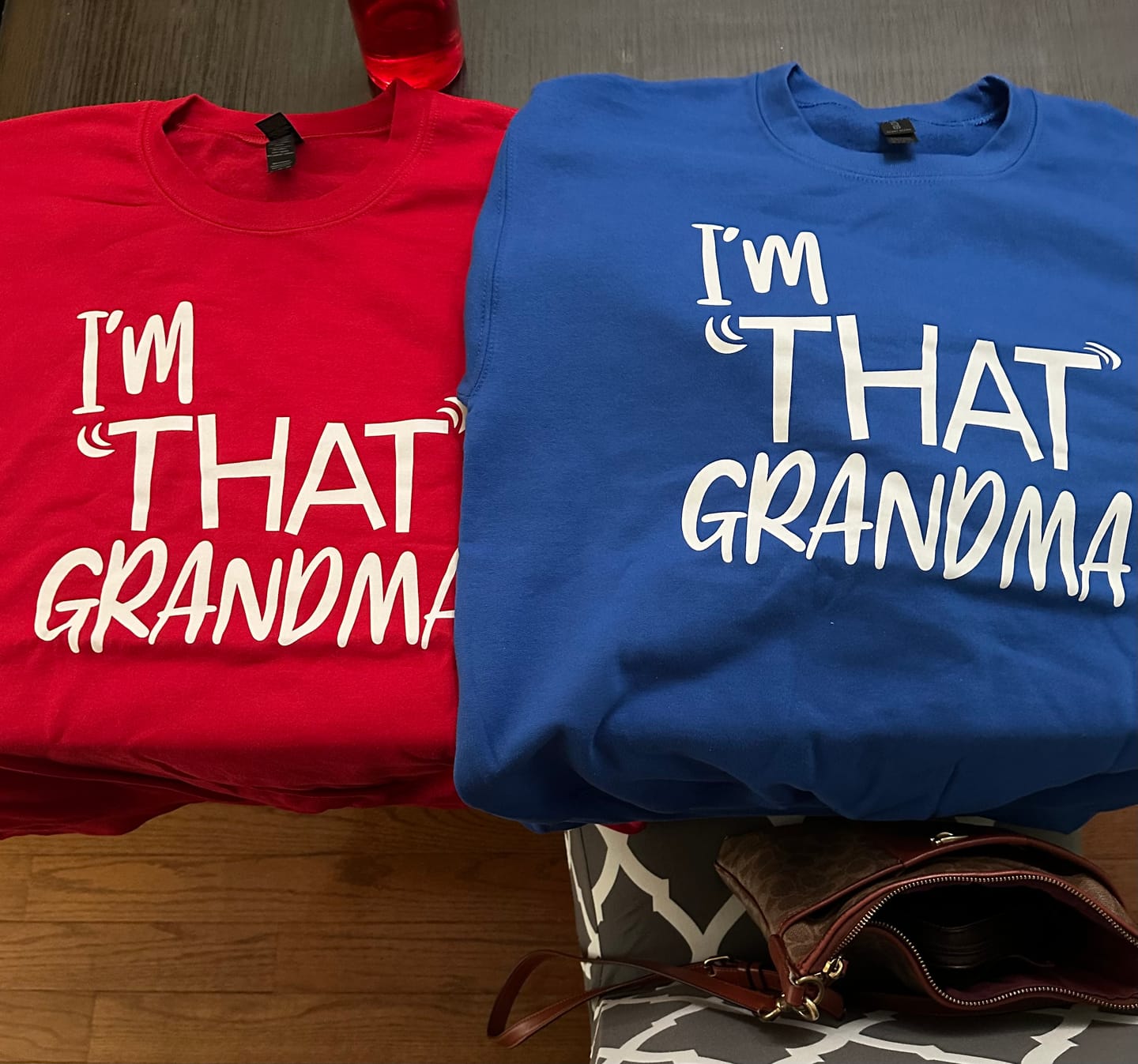 Customer photo review of I'm That Grandma Sweatshirt