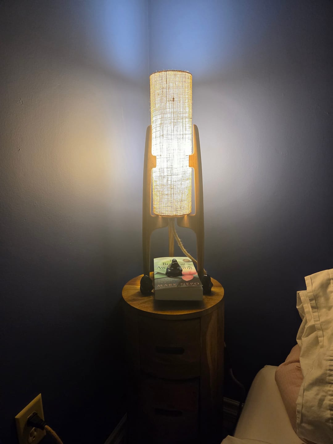 Customer photo review of Mini Rocketlamp | Table Lamp | Walnut