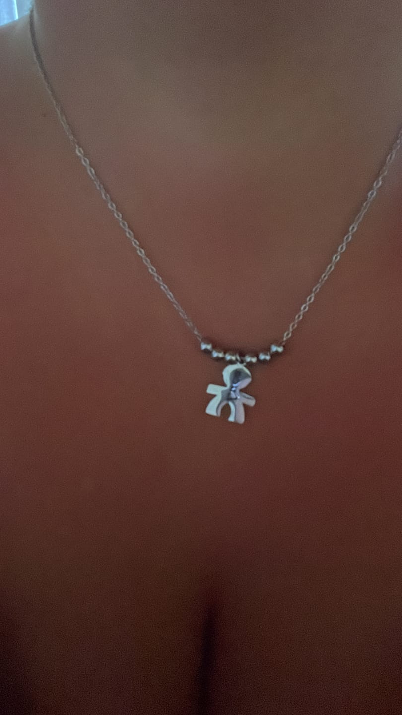 Customer photo review of Collana con bambini - I Miei Tesori