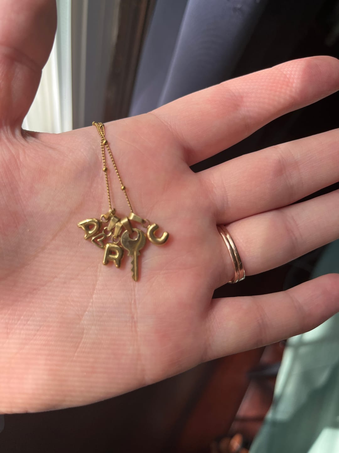 Customer photo review of Letter Charms