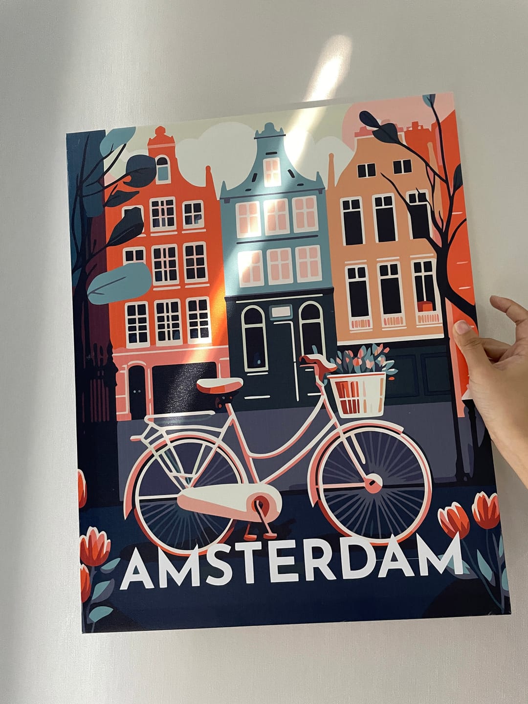 Customer photo review of Affiche Vintage Amsterdam