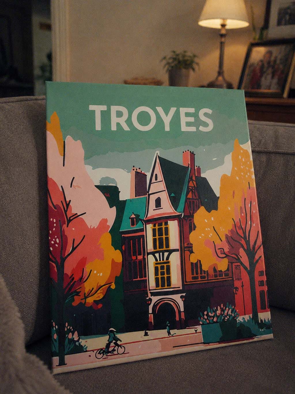 Customer photo review of Affiche Vintage Troyes