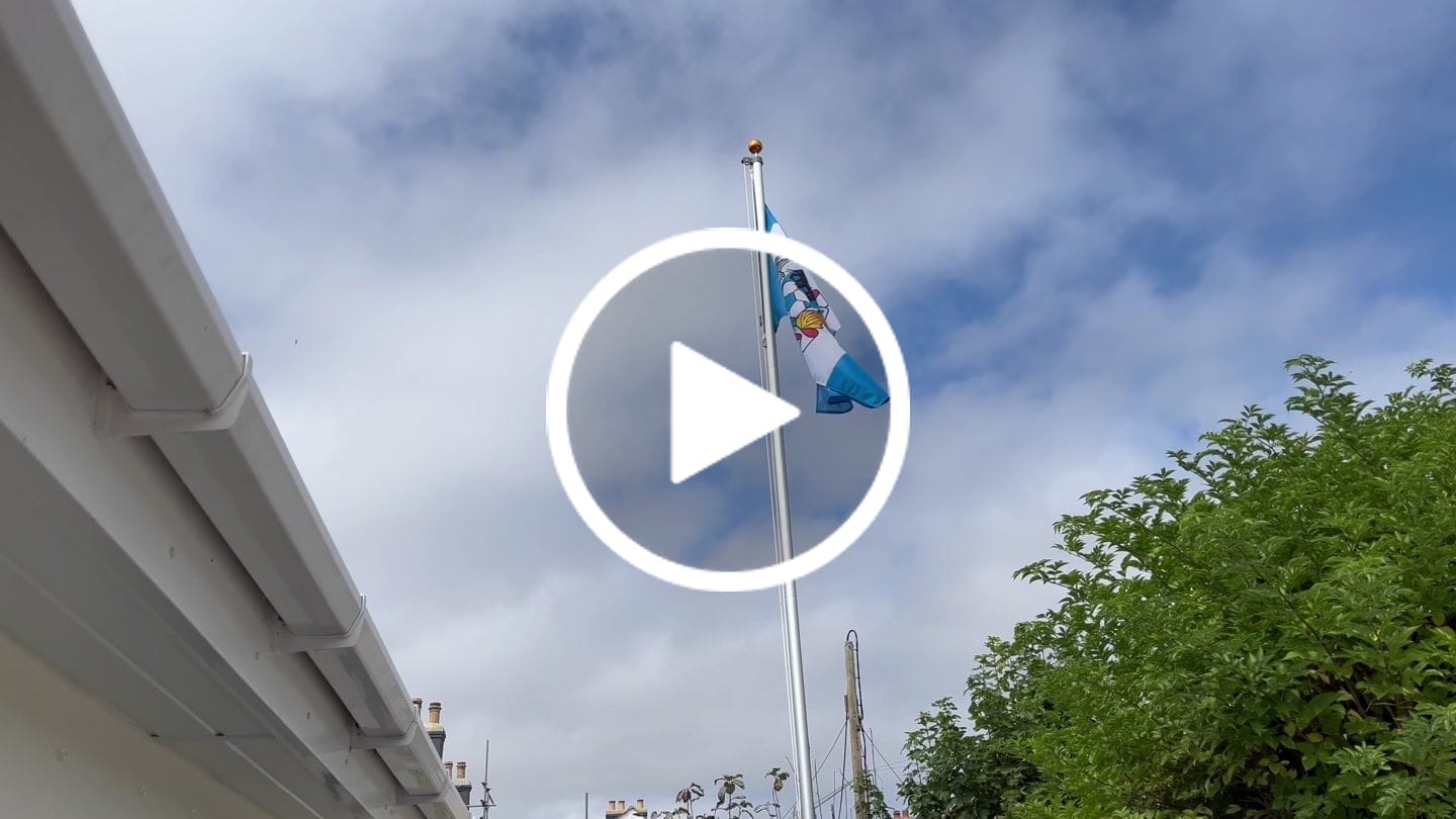Customer video review of Coventry City Football Club Flag