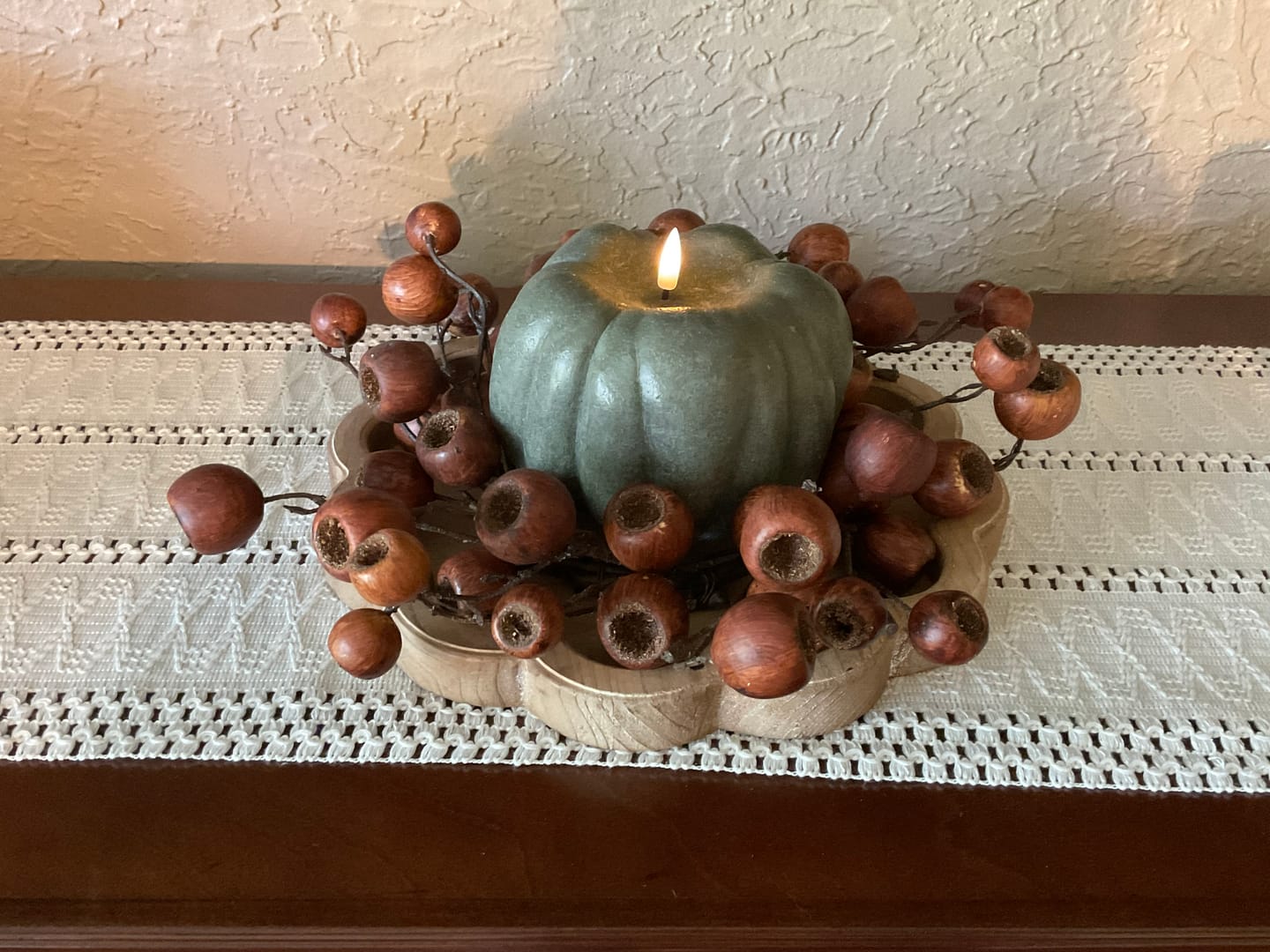 Customer photo review of Flameless Pumpkin Candles