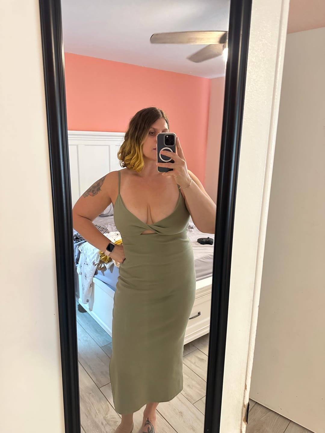 Customer photo review of Wavey Lady Dress