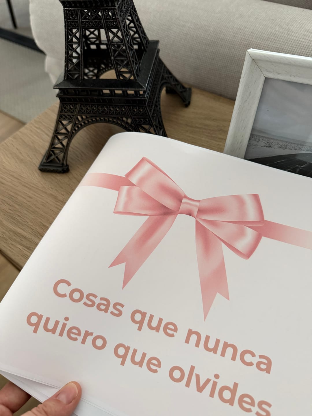 Customer photo review of Álbum Imprimible Feliz Cumpleaños