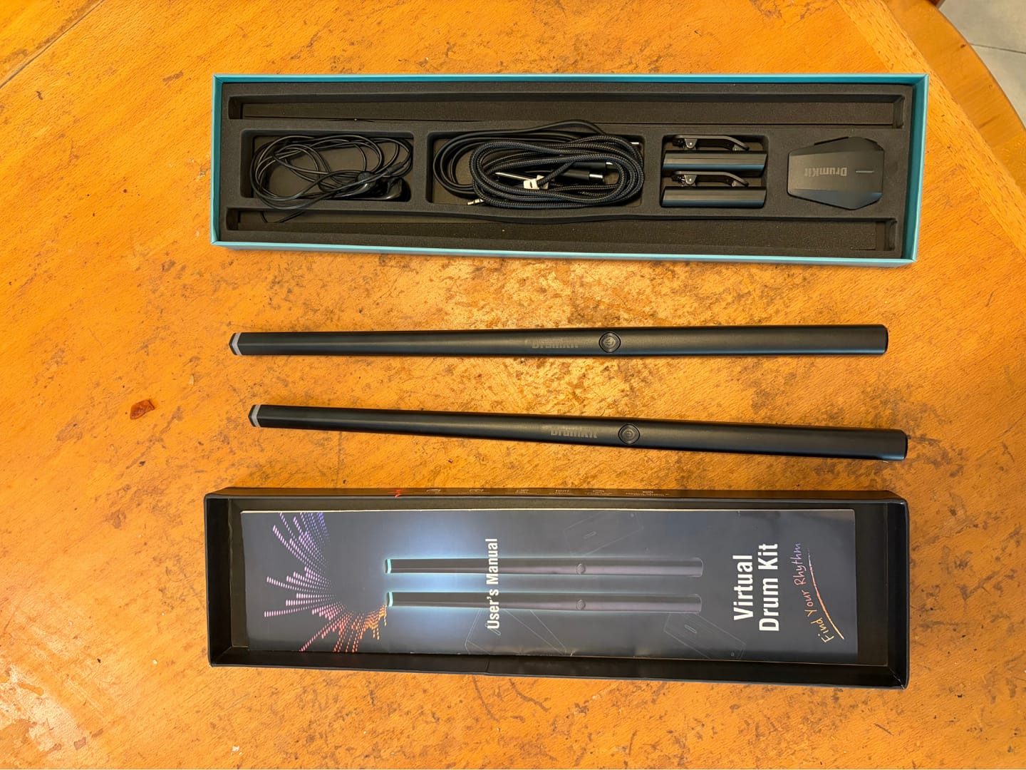 Customer photo review of מקלות תופים אלקטרוניים