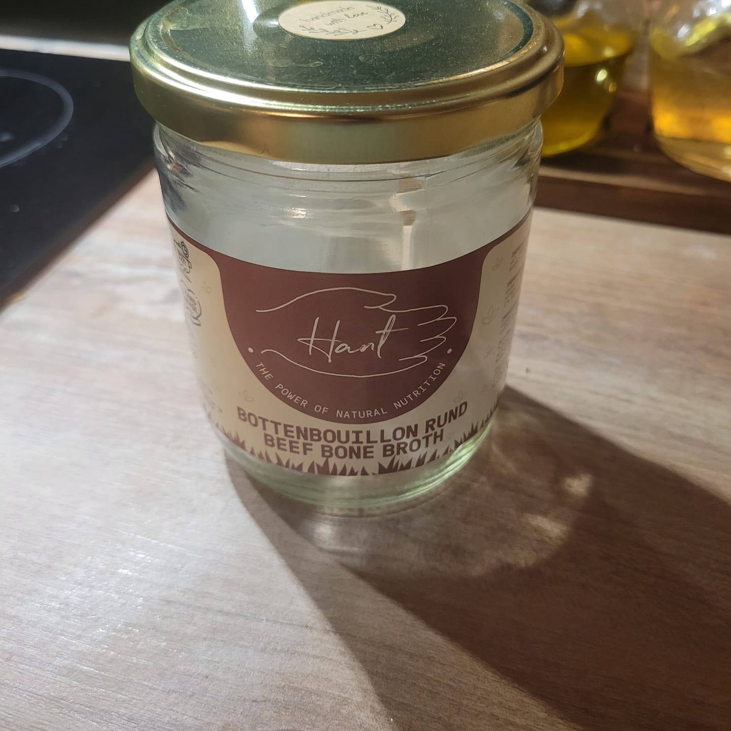Customer photo review of Bottenbouillon - Rund - Bone Broth - Halal - Collageen - 400mL