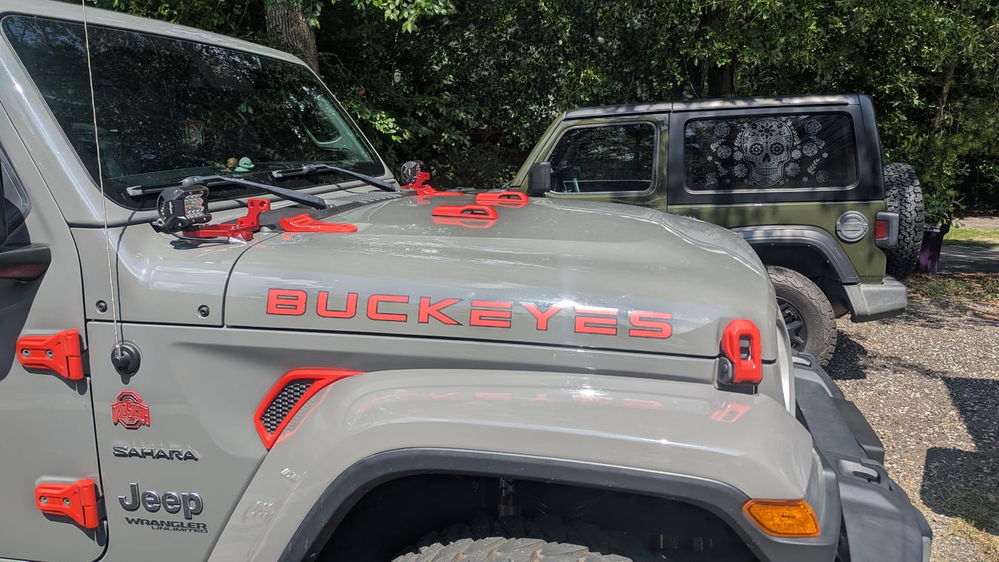 Customer photo review of Hood Lettering | Set of 2