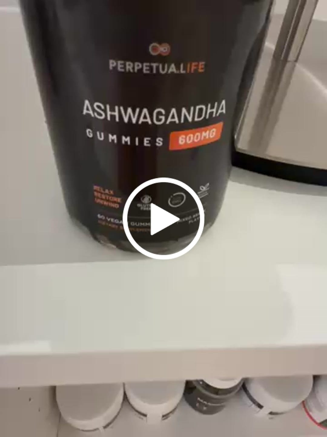 Customer video review of KSM-66® Ashwagandha 600mg High-Strength Gummies
