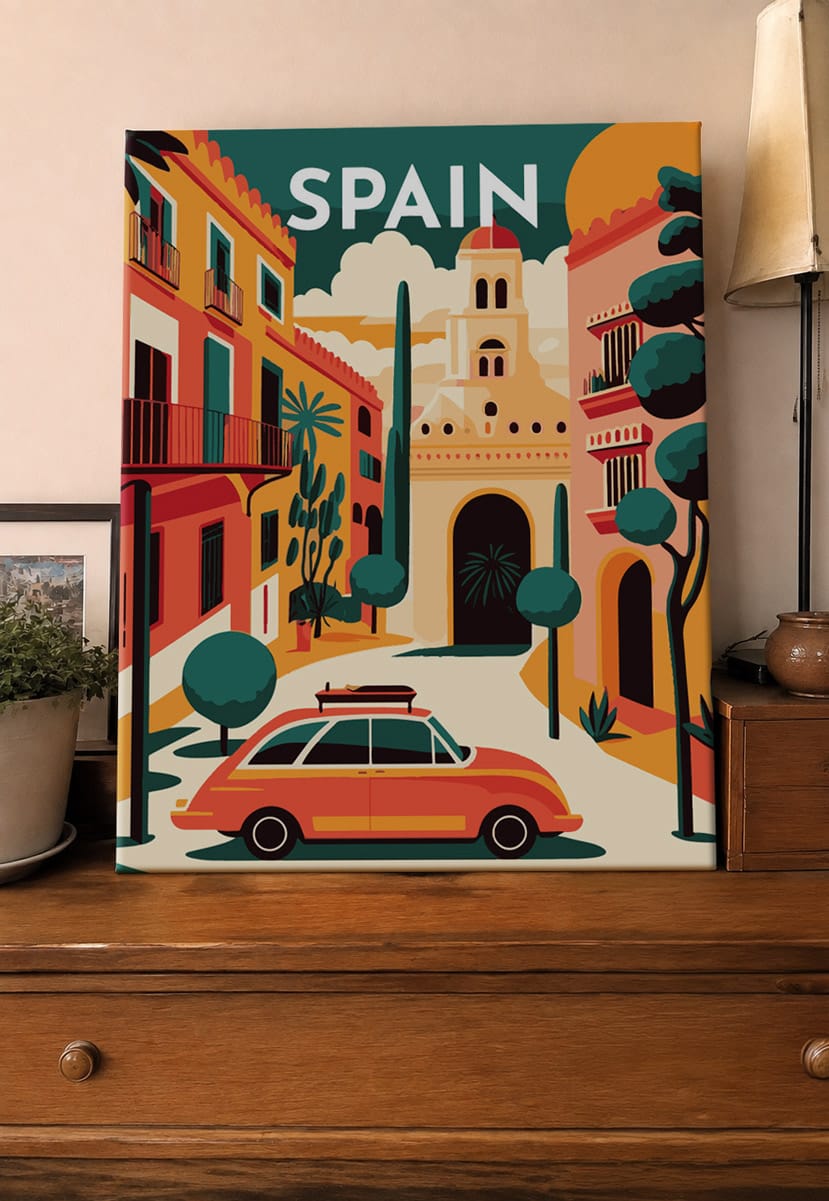 Customer photo review of Affiche Vintage Séville