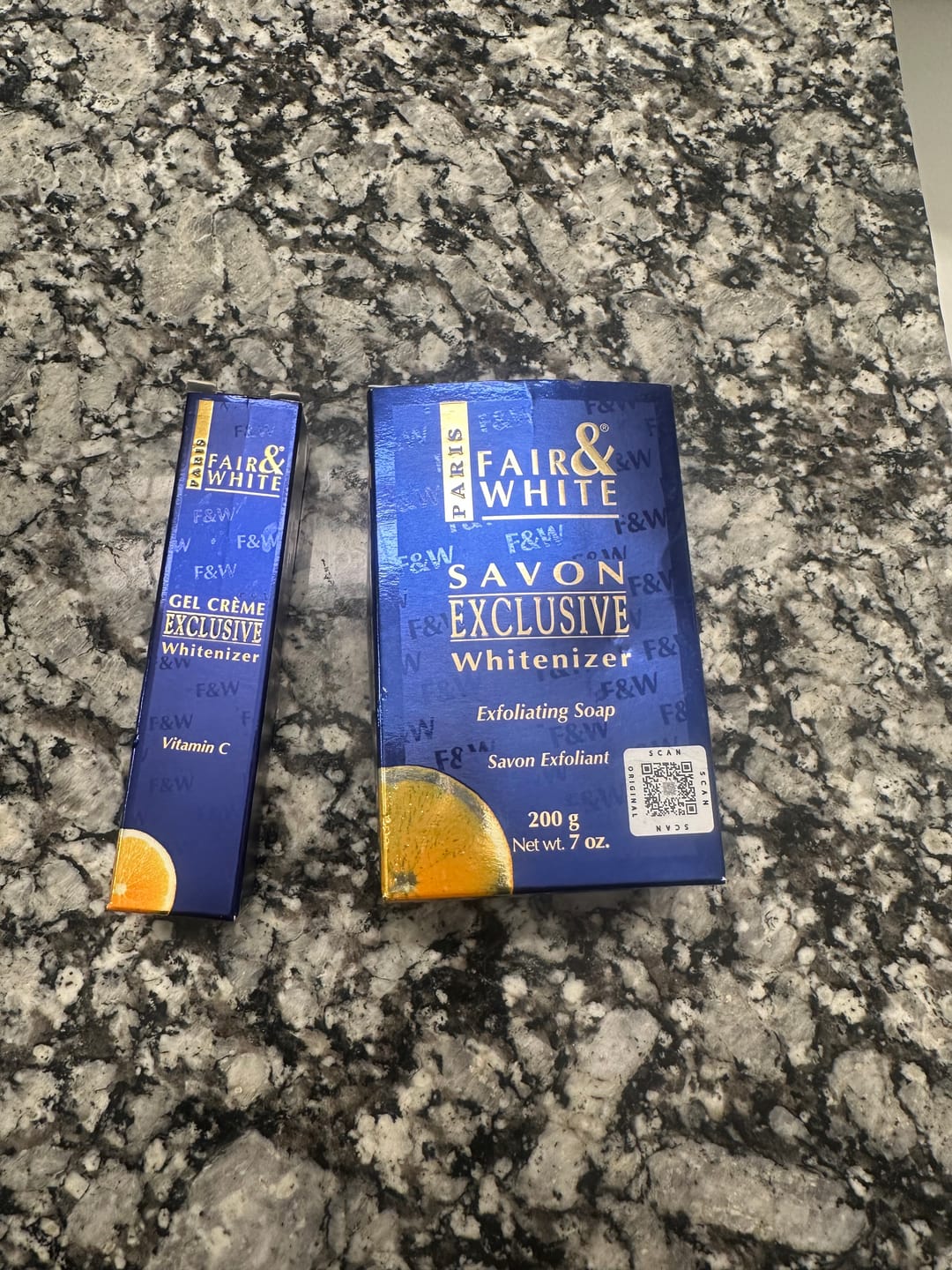 Customer photo review of Exclusive Exfoliating Soap With Vitamin C 200g