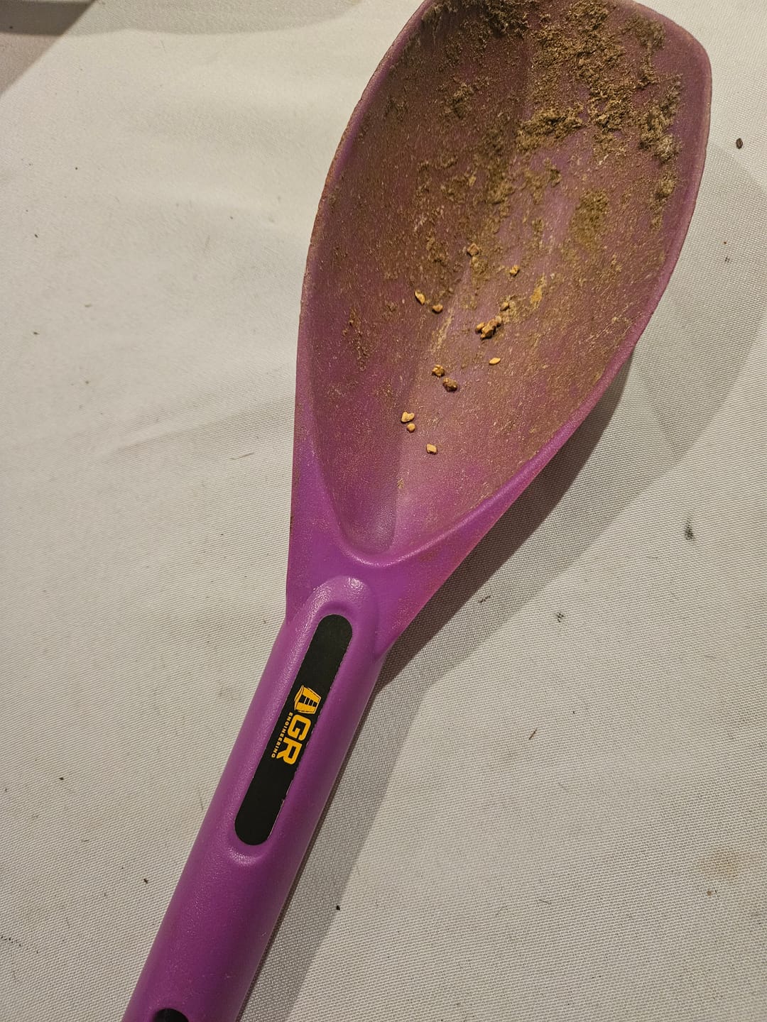 Customer photo review of Prospecting Scoop - Heavy Duty For metal detecting and Sluicing