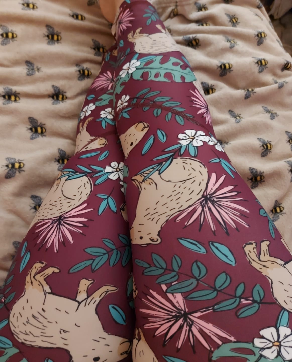 Customer photo review of Capybara Women's Activewear Leggings