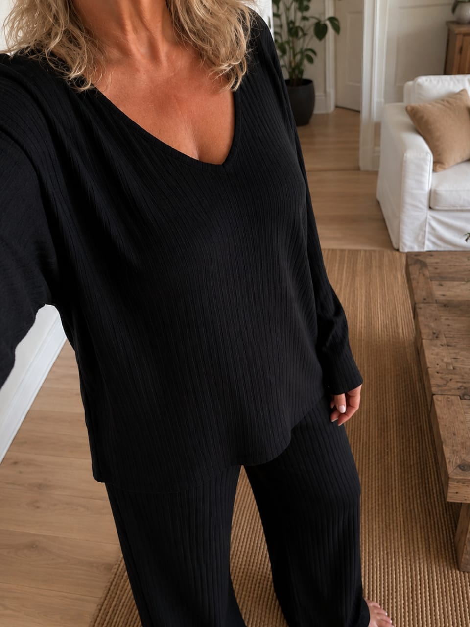 Customer photo review of The Softie Set – Ribbat tvådelat set