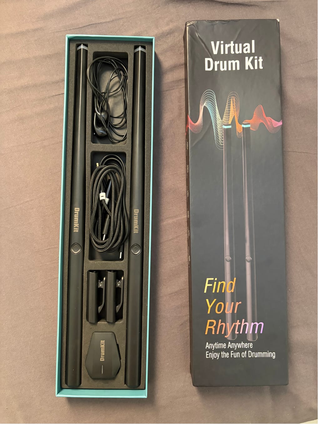 Customer photo review of מקלות תופים אלקטרוניים