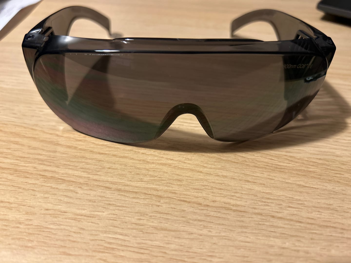 Customer photo review of Cloudray 10600nm CO2 Laser Safety Goggles