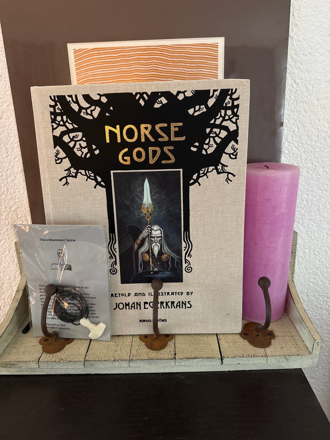 Customer photo review of NORSE GODS - SIGNED BOOK & PRINT