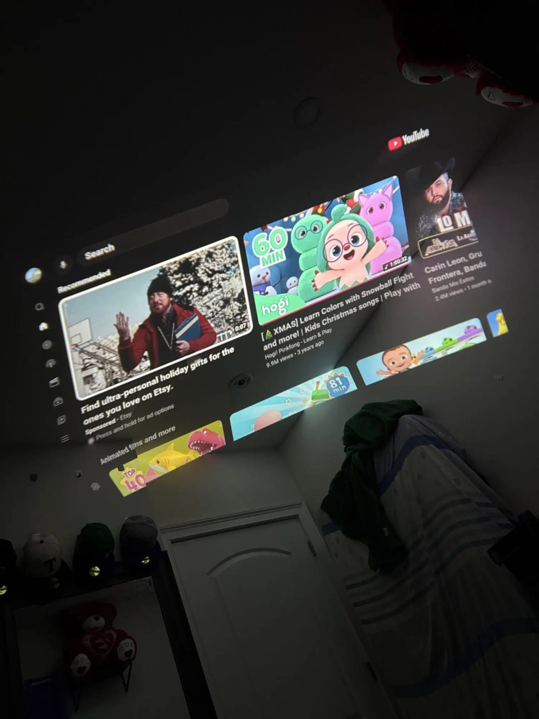 Customer photo review of BookGlow™ - Smart Projector