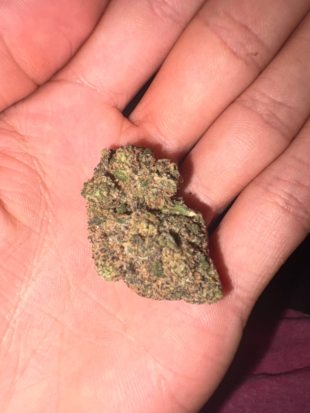 Customer photo review of Purple Push Pop -THCa Flower