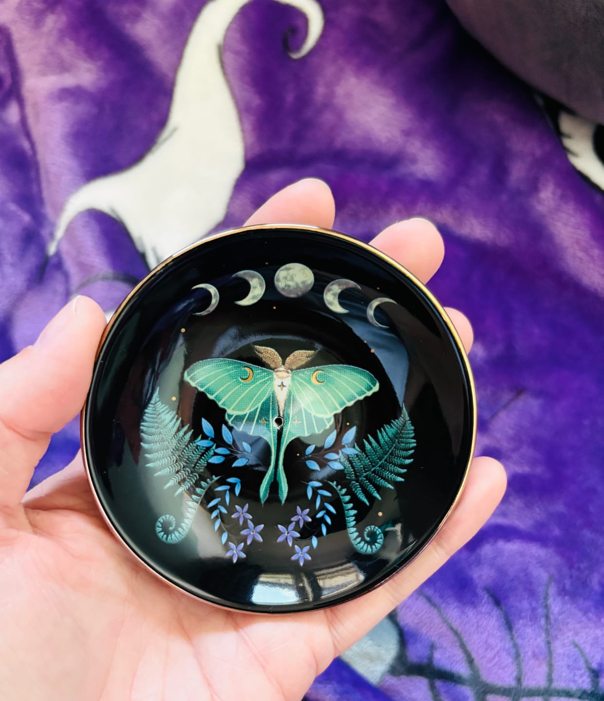 Customer photo review of Mondmotte Räucherstäbchenhalter aus Keramik