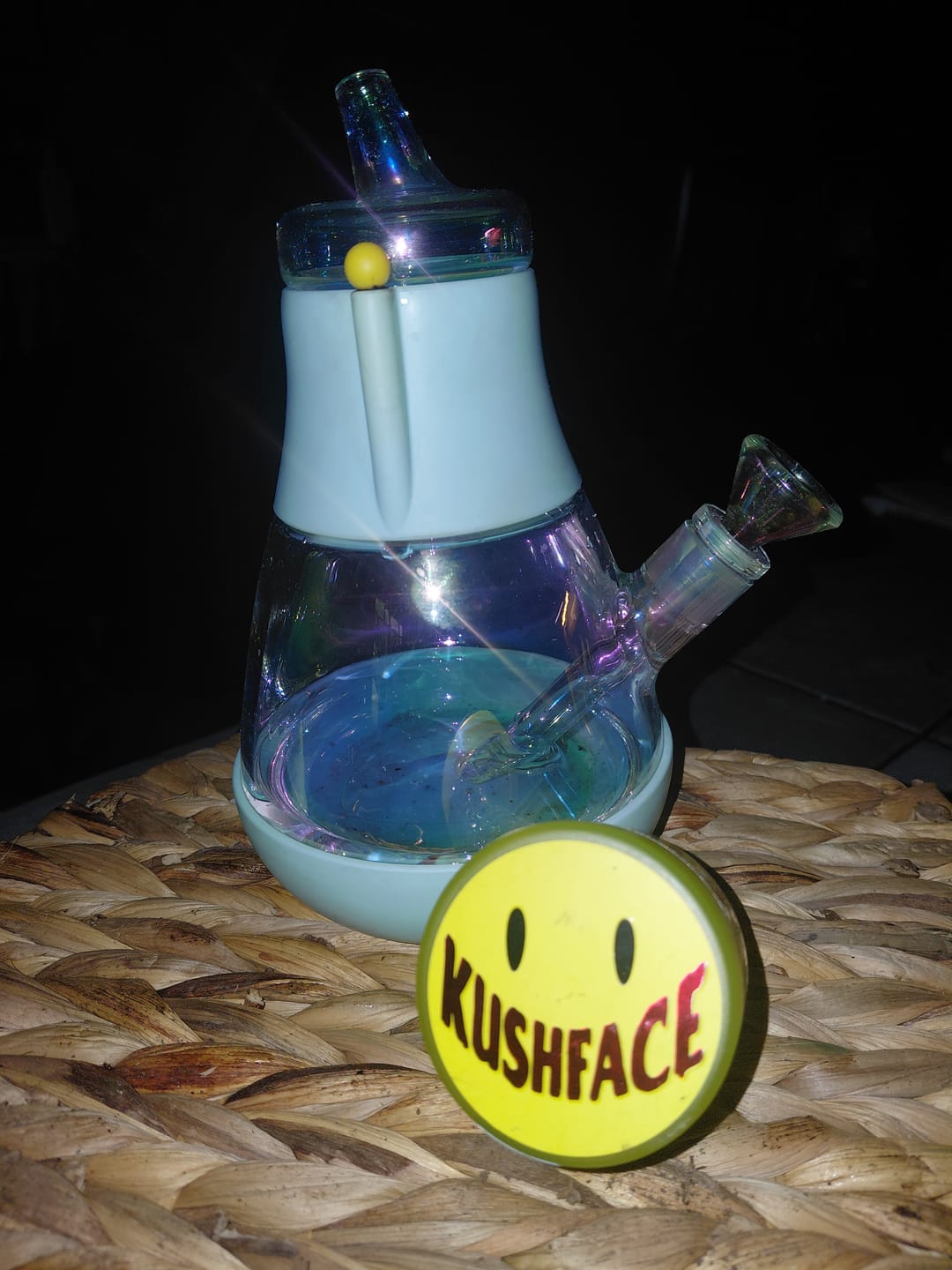 Customer photo review of Bubbler Base Iridescent