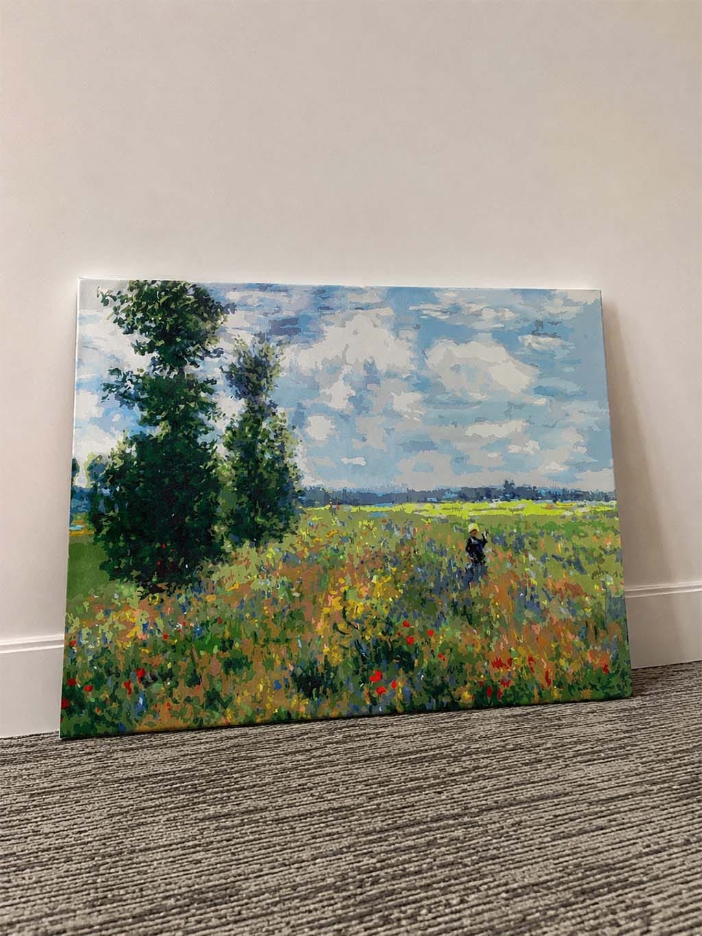 Customer photo review of Monet Champ de coquelicots