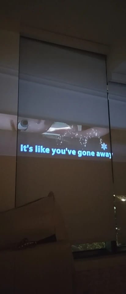 Customer photo review of BookGlow™ - Smart Projector