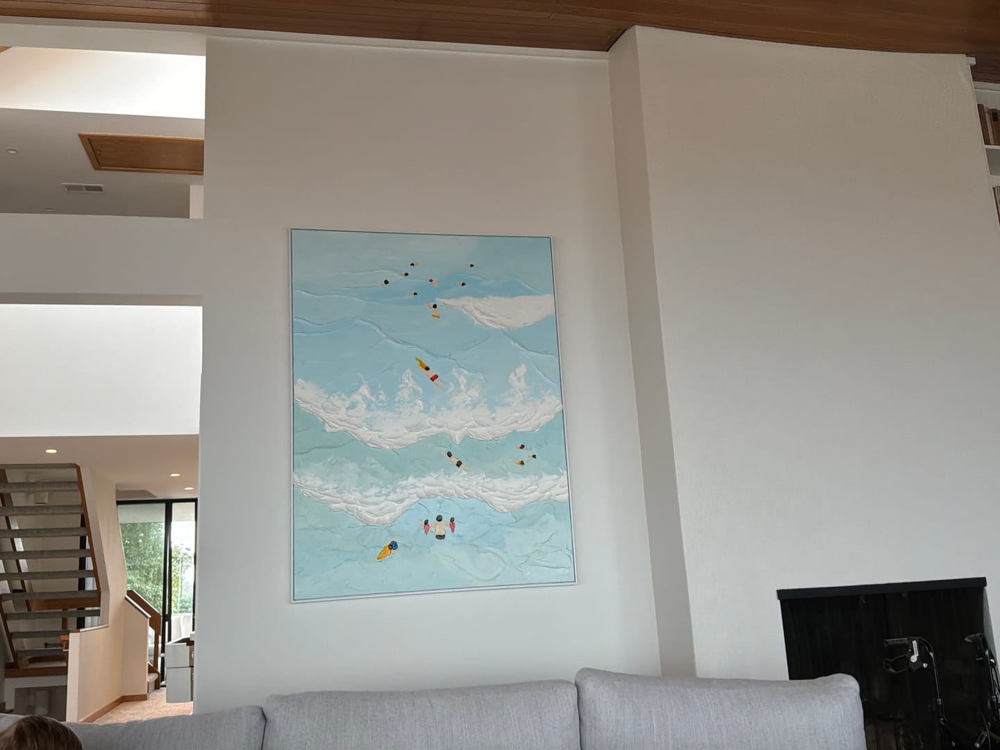 Customer photo review of Plaster Art Texture Painting #SG096