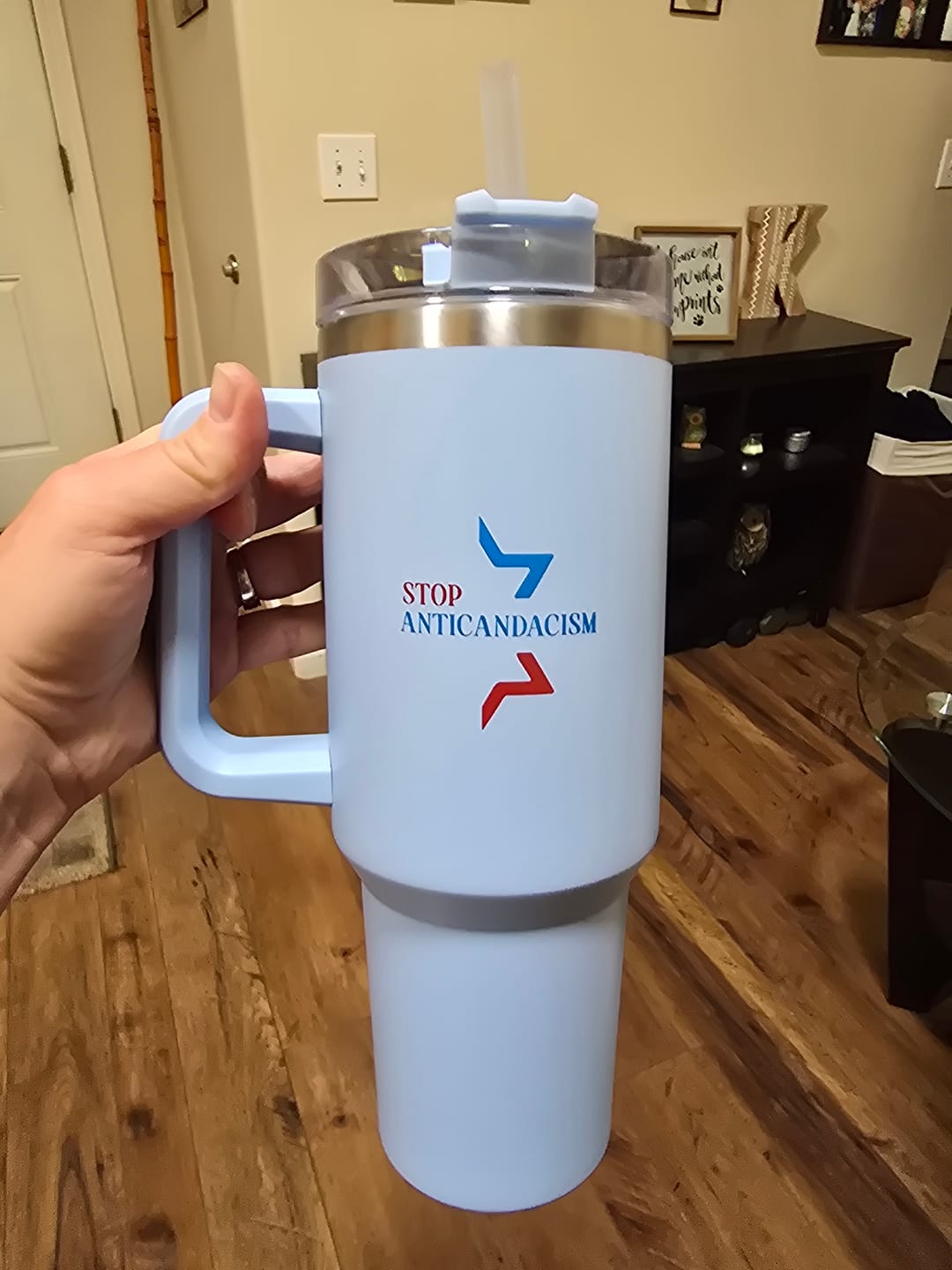 Customer photo review of Stop Anticandacism Cup